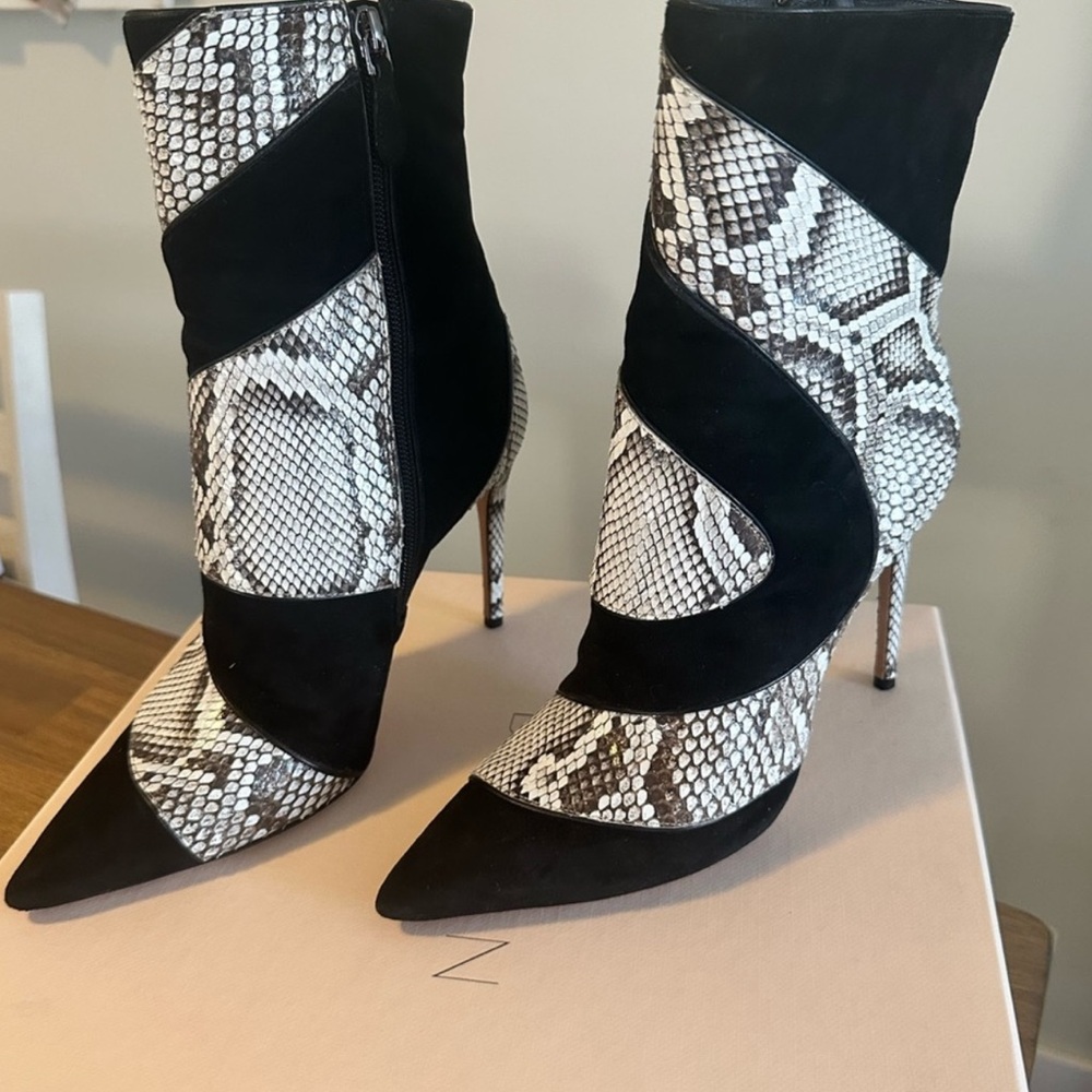 Alexandre Birman Python Evie Boots - image 4